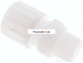 Gerade Verschraubung G 3/8"-12x6mm, PVDF