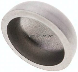 Rohrkappe 21,3x2,0mm, 1.4571, ähnlich DIN 28011