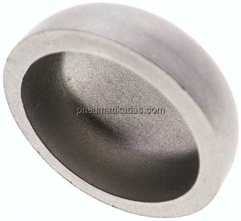 Rohrkappe 21,3x2,0mm, 1.4571, ähnlich DIN 28011