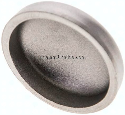 Rohrkappe 26,9x2,0mm, 1.4571, ähnlich DIN 28011