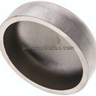 Rohrkappe 42,4x3,0mm, 1.4571, ähnlich DIN 28011