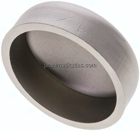 Rohrkappe 48,3x3,0mm, 1.4571, ähnlich DIN 28011