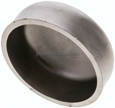 Rohrkappe 60,3x3,0mm, 1.4571, ähnlich DIN 28011