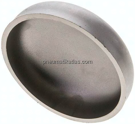 Rohrkappe 76,1x3,0mm, 1.4571, ähnlich DIN 28011