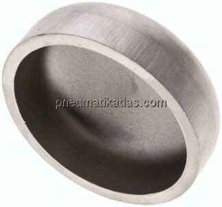 Rohrkappe 42,4x3,0mm, 1.4541, ähnlich DIN 28011
