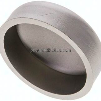 Rohrkappe 48,3x3,0mm, 1.4541, ähnlich DIN 28011