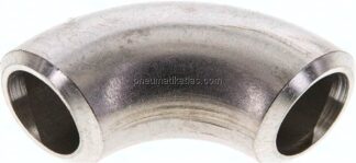 Rohrbogen Typ3, 21,3x3,2mm, 1.4541, nahtlos, EN 10253 Typ A (DIN 2605)