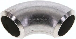Rohrbogen Typ3, 33,7x4,0mm, 1.4541, nahtlos, EN 10253 Typ A (DIN 2605)