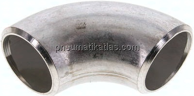 Rohrbogen Typ3, 48,3x4,0mm, 1.4541, nahtlos, EN 10253 Typ A (DIN 2605)