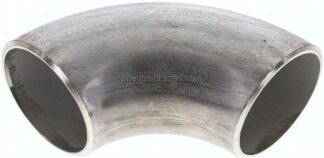 Rohrbogen Typ3, 76,1x4,0mm, 1.4571, nahtlos, EN 10253 Typ A (DIN 2605)