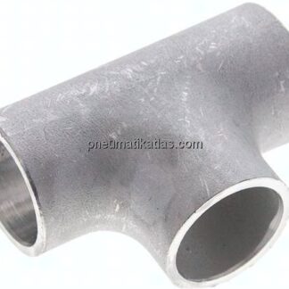 T-Stück 26,9x2,0mm, 1.4571 geschweißt, EN 10253 Typ A (DIN 2615)