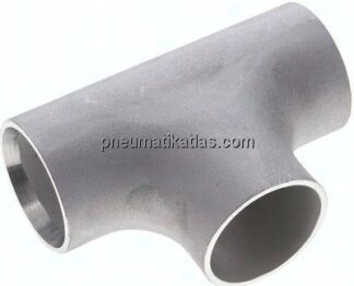 T-Stück 42,4x2,0mm, 1.4571 geschweißt, EN 10253 Typ A (DIN 2615)