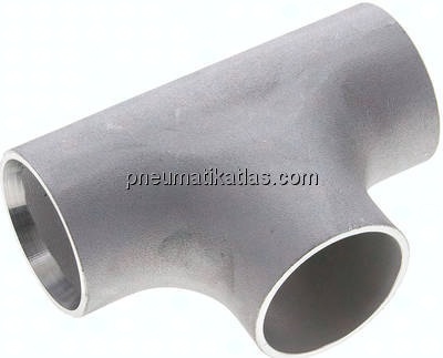 T-Stück 42,4x2,0mm, 1.4571 geschweißt, EN 10253 Typ A (DIN 2615)