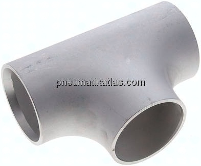 T-Stück 60,3x2,9mm, 1.4571 geschweißt, EN 10253 Typ A (DIN 2615)