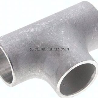 T-Stück 26,9x2,0mm, 1.4541 geschweißt, EN 10253 Typ A (DIN 2615)