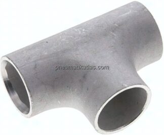 T-Stück 33,7x2,0mm, 1.4541 geschweißt, EN 10253 Typ A (DIN 2615)