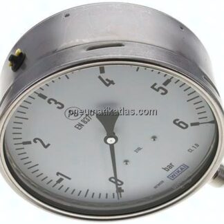 Sicherheits-Manometer senkrecht, 160mm, 0 - 6 bar