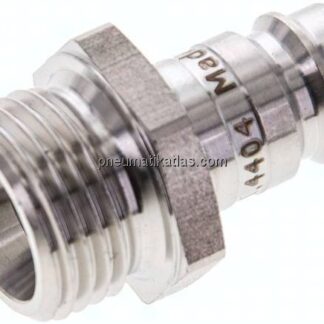 Kupplungsstecker (NW10) G 1/2"(AG), 1.4404