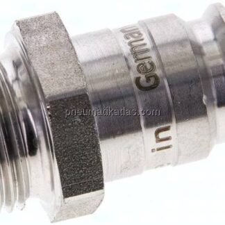 Kupplungsstecker (NW10) G 3/8"(AG), 1.4404