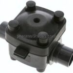 PVC-Membranventil (NO) PVC / EPDM, 40mm Klebestutzen