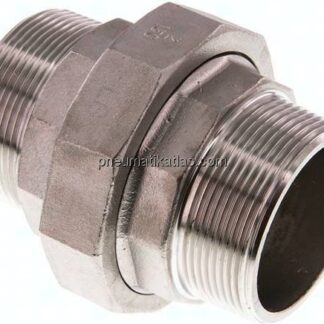 Doppelnippel trennbar R 2" flach dichtend,1.4408