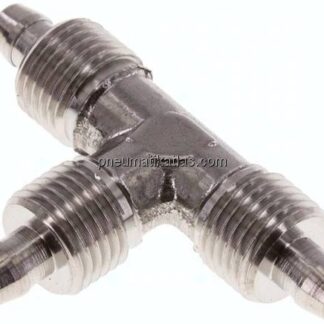 T-Gewindestück 6x4mm, 1.4404 ohne Muttern