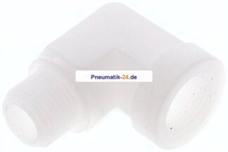 90°-Einschraubwinkel G 3/8"(IG)-G 3/8"(AG), Polypropylen