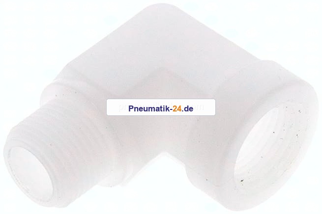 90°-Einschraubwinkel G 3/8"(IG)-G 3/8"(AG), Polypropylen