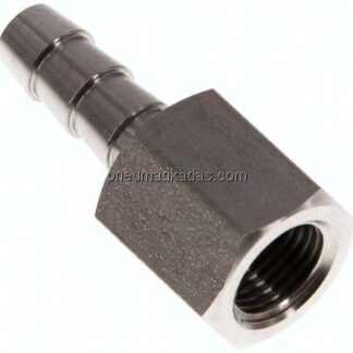 Aufschraub-Schlauchtülle G 1/8"-6 (1/4")mm, 1.4571