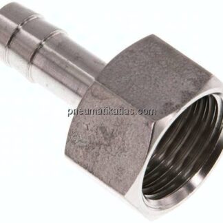 Aufschraub-Schlauchtülle G 1/2"-9 (3/8")mm, 1.4571