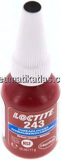 Anaerobe Schraubensicherung, Loctite, 10 ml, mittelfest
