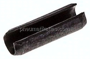 Spannhülse DIN 1481 / ISO 8752, 3,0x10, Stahl blank (schwarz)