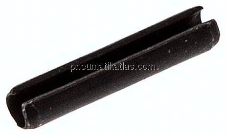 Spannhülse DIN 1481 / ISO 8752, 3,0x16, Stahl blank (schwarz)