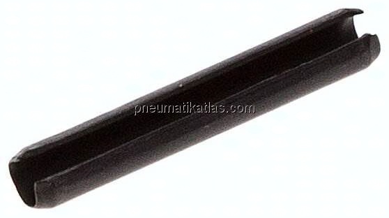 Spannhülse DIN 1481 / ISO 8752, 3,0x20, Stahl blank (schwarz)
