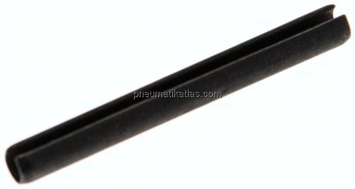 Spannhülse DIN 1481 / ISO 8752, 3,0x30, Stahl blank (schwarz)