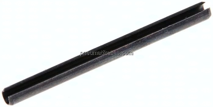 Spannhülse DIN 1481 / ISO 8752, 3,0x40, Stahl blank (schwarz)