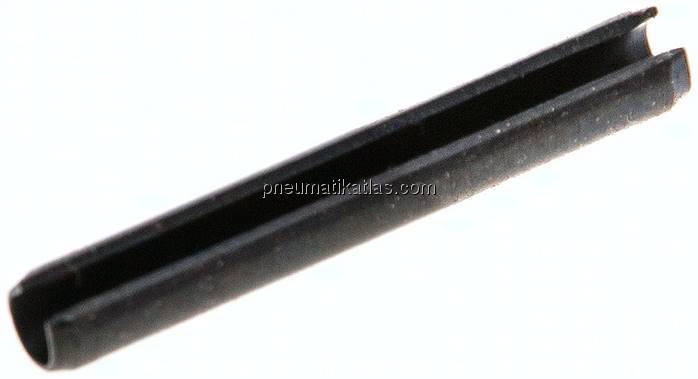 Spannhülse DIN 1481 / ISO 8752, 4,0x30, Stahl blank (schwarz)