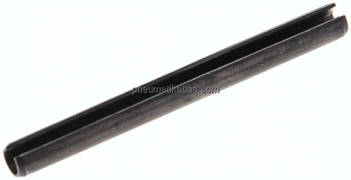Spannhülse DIN 1481 / ISO 8752, 4,0x45, Stahl blank (schwarz)