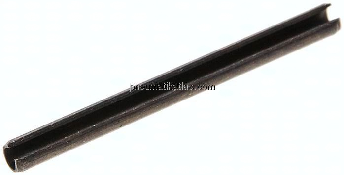 Spannhülse DIN 1481 / ISO 8752, 4,0x50, Stahl blank (schwarz)