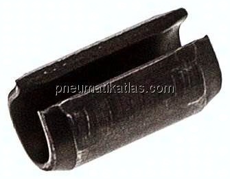 Spannhülse DIN 1481 / ISO 8752, 5,0x10, Stahl blank (schwarz)
