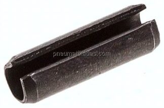 Spannhülse DIN 1481 / ISO 8752, 5,0x16, Stahl blank (schwarz)