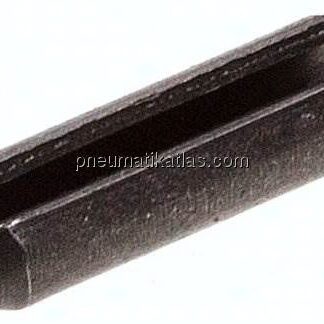 Spannhülse DIN 1481 / ISO 8752, 5,0x16, Stahl blank (schwarz)