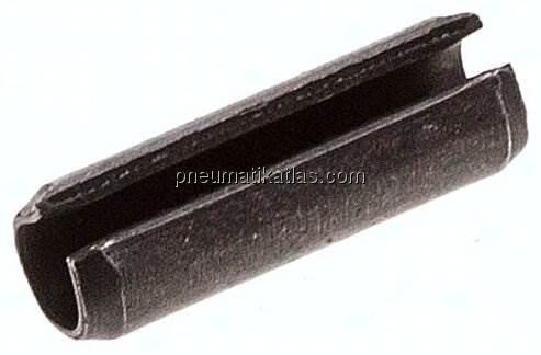 Spannhülse DIN 1481 / ISO 8752, 5,0x16, Stahl blank (schwarz)