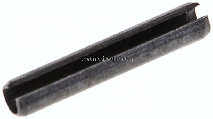 Spannhülse DIN 1481 / ISO 8752, 5,0x30, Stahl blank (schwarz)