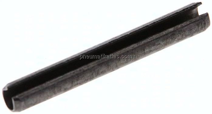Spannhülse DIN 1481 / ISO 8752, 5,0x40, Stahl blank (schwarz)