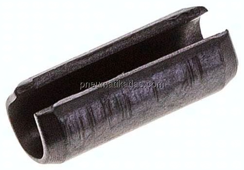 Spannhülse DIN 1481 / ISO 8752, 6,0x16, Stahl blank (schwarz)