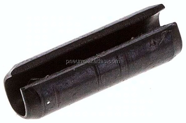 Spannhülse DIN 1481 / ISO 8752, 6,0x20, Stahl blank (schwarz)