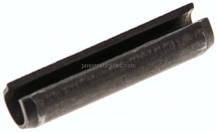 Spannhülse DIN 1481 / ISO 8752, 6,0x26, Stahl blank (schwarz)