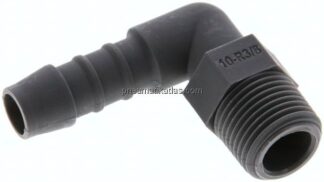 Winkel-Gewindetülle R 3/8"-10mm, PA 6