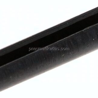 Spannhülse DIN 1481 / ISO 8752, 8,0x36, Stahl blank (schwarz)